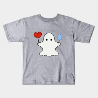 Fairground Ghosts : Heart Balloon Kids T-Shirt